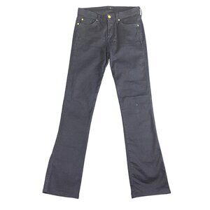 7 For All Mankind Womens Midnight Blue Stretch Bootcut Jeans Size 28 Made In USA